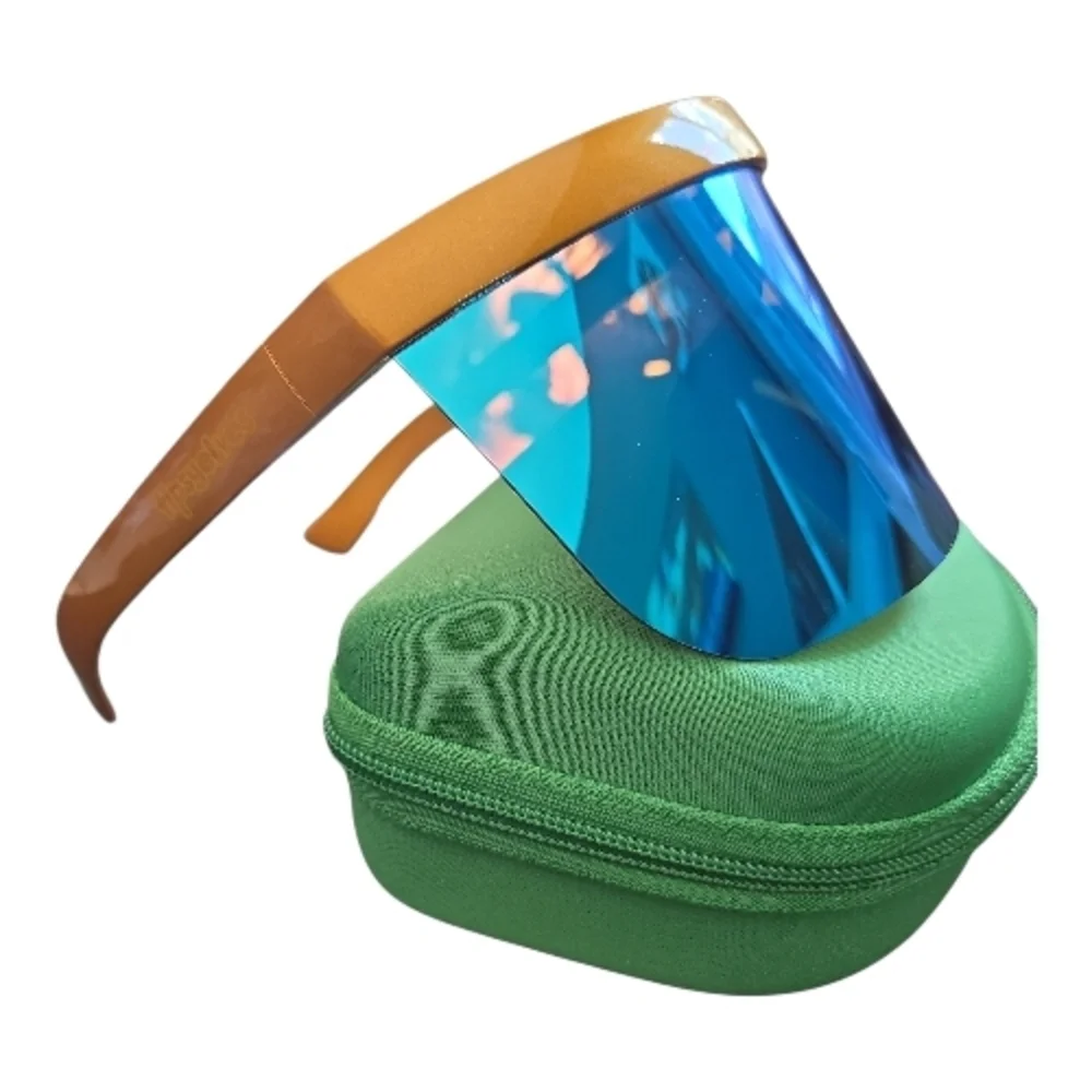 Tipsy Elves Ice Blue Visor Sunglasses